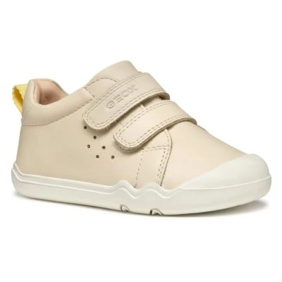 Image de Geox B STEPPIEUP Girl A, Baskets pour fille 0 24, Lt Ivory, 23 EU, ivoire (ral 1013), EU