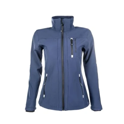 Afbeelding van HKM Softshelljack Sport Dames Donkerblauw XXL Agradi.be