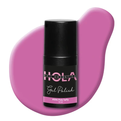 Afbeelding van Gellak #006 Pink Taffy 10ml roze Gelnagellak Hola