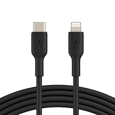 Afbeelding van Belkin CAA003bt1MBK, 1 m, Lightning, USB C, Mannelijk, Zwart