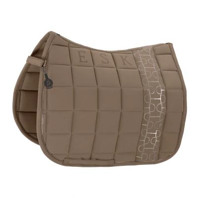 Image de Eskadron Tapis de Selle Big Square Softshell Platinum &#039;25 Dressage Smoky TaupeVendu par Agradi