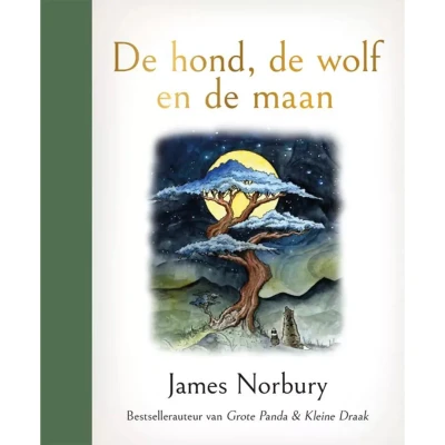 Afbeelding van de hond, wolf en maan