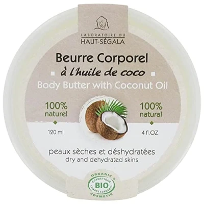 Afbeelding van Laboratoire du Haut Ségala Organic Coconut Oil Body Butter 120 ml