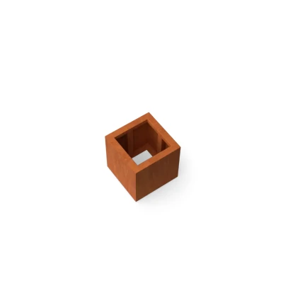 Afbeelding van Quadra vierkante plantenbak cortenstaal L30 x B30 H30 cm Geroba