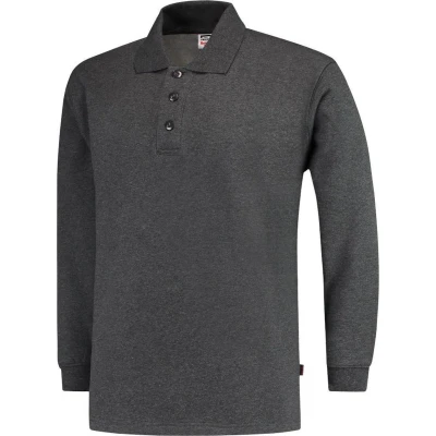 Afbeelding van Tricorp Polosweater Casual Antraciet Maat M