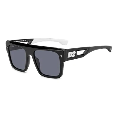 Afbeelding van Dsquared2 D2 0127/S Rechthoekig Acetaat Heren Zonnebril