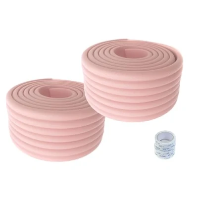 Afbeelding van HIMRY KXD7002 Universele schuimrol, 400 cm x 80 mm, dik schuim, schokbestendig, veiligheid voor baby&#039;s, kinderen, veiligheid, alle doeleinden, babyveiligheid. 2 m, roze,