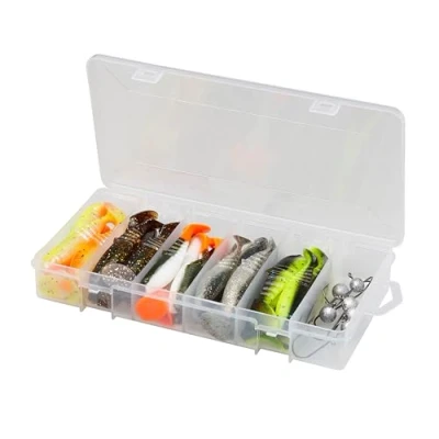 Afbeelding van Savage Gear Cannibal Shad Kit Kunstaas Set 5,5 &amp; 6,8cm (36 stuks)