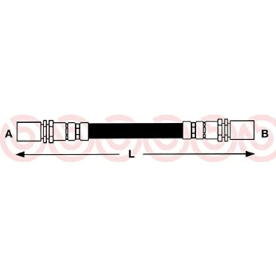 Afbeelding van Brembo Remslang T 83 059