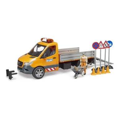 Afbeelding van Bruder Mercedes Benz Sprinter met Bestuurder en Accessoires