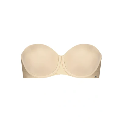 Afbeelding van Hunkemöller Dames Lingerie Voorgevormde strapless beugel bh Jane Beige maat E70