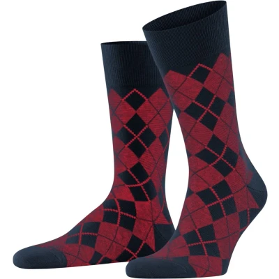 Afbeelding van Burlington Carrington herensokken blauw (marine) Maat: 40 46