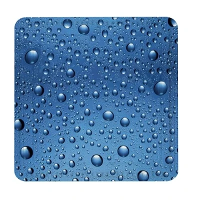 Afbeelding van Kleine Wolke Douchemat Bubble blauw 55x55cm