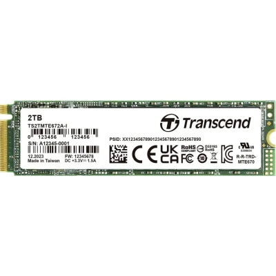 Afbeelding van Transcend 2 TB PCIe SSD harde schijf TS2TMTE672AI VS1