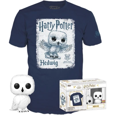 Afbeelding van Funko Pop! &amp; T Shirt: Harry Potter Hedwig Collectors Box Exclusive Maat S