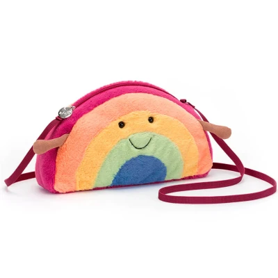 Afbeelding van Jellycat amuseable kindertas regenboog 25 cm