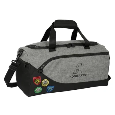 Afbeelding van Sporttas Harry Potter House of champions Zwart Grijs 50 x 25 cm
