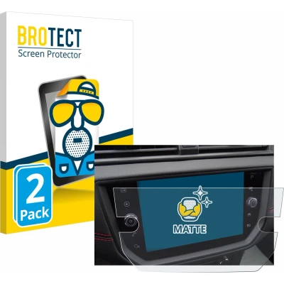 Afbeelding van BROTECT Screenprotector voor Seat Arona FR Stereo BJ 2019 Folie Beschermfolie matte (2 Stuks)