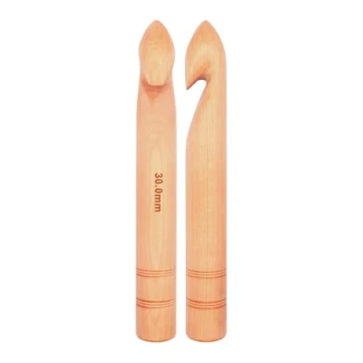 Afbeelding van KnitPro Jumbo Birch haaknaalden 30.00mm 3st