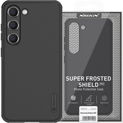 Afbeelding van Telefoonhoesje voor de Samsung Galaxy A54 Nillkin Super Frosted Shield Back Cover Zwart