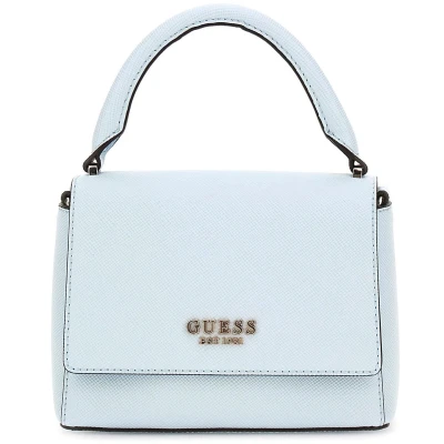 Afbeelding van Guess Fedana Top Handle Dames Handtas Powder Blue One Size