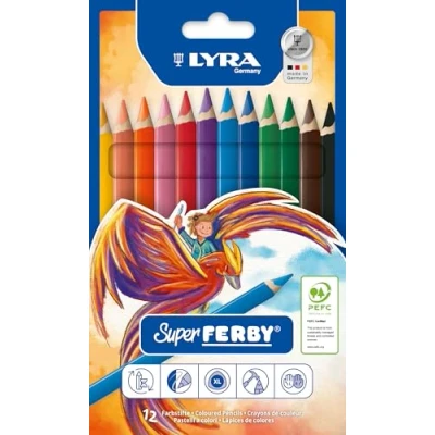 Afbeelding van Lyra Kredki Super Ferby lakierowane 12 stuks