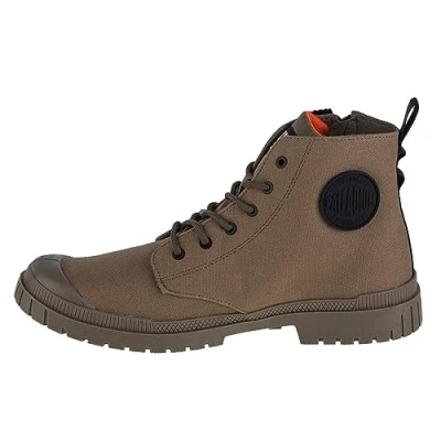 Afbeelding van Palladium SP20 Unzipped Unisex Sneakers hoog, Maat: 45, Dusky green Katoen