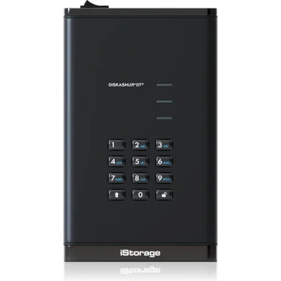 Afbeelding van iStorage diskAshur DT3 HDD externe harde schijf 2TB USB 256 bit Zwart