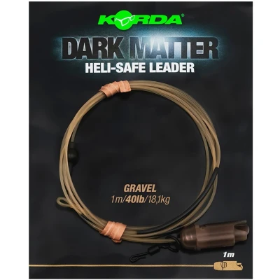 Afbeelding van Korda Dark Matter Heli Safe Leader 40lb Kleur : Gravel 1m