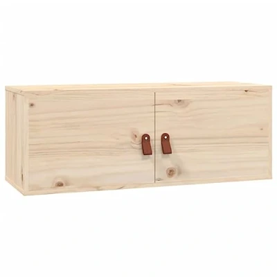 Image de vidaXL Armoire murale 80x30x30 cm Bois de pin massif818375