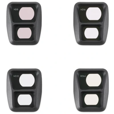 Afbeelding van DJI Set ND filters (ND8/16/32/64) (Dronefilters, Air 3), RC drone accessoires, Grijs