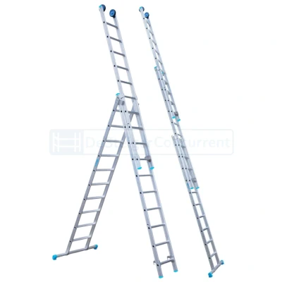 Afbeelding van Eurostairs 3 delige Rechte Reformladder 3x10 Sporten