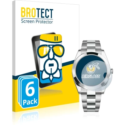 Afbeelding van BROTECT Screenprotector voor Rolex Datejust 41 Folie Beschermfolie Beschermglas transparant (6 Stuks)