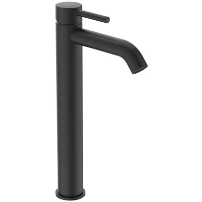 Afbeelding van Ideal Standard Silk Black wastafelkraan Verhoogd model. Met click