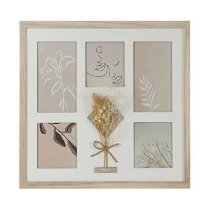 Afbeelding van Fotolijsten DKD Home Decor 39 x 1,2 33 cm Kristal Natuurlijk Shabby Chic