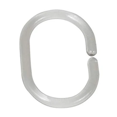 Image de Wenko anneau douche ovale x12 transp19190100