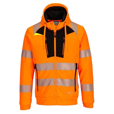 Afbeelding van DX4 Hi Vis Hoodie maat 4XL, Orange/Black