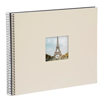 Afbeelding van Goldbuch Spiraal fotoalbum Bella Vista Zandgrijs 35x30 cm