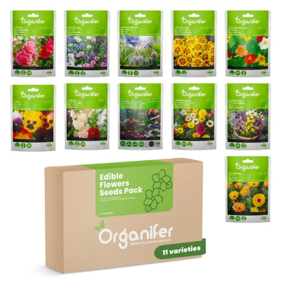 Afbeelding van Organifer Eetbare Bloemen Zaden Pakket 11 Soorten