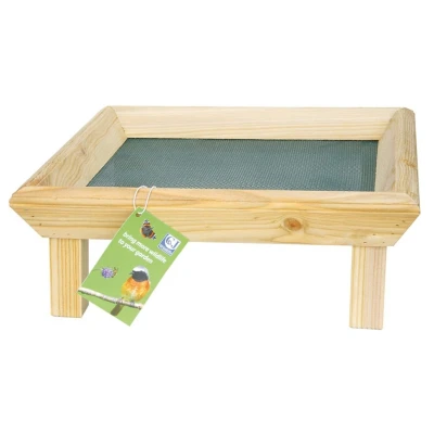 Afbeelding van Wildbird Voedertafel Staand Voederhuis 35x35x14 cm 680 g Houtkleur