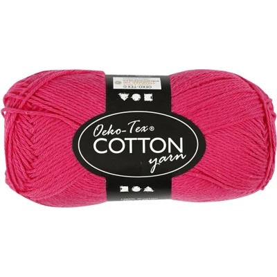 Afbeelding van Katoengaren, Roze, 50gr, 170m