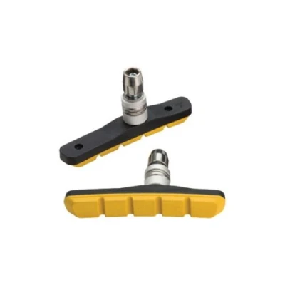 Image de Plaquettes de frein sport Jagwire Mountain 70mm Offset All Weather Yellow