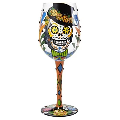 Afbeelding van Sugar Skulls Wine Glass