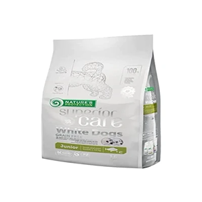 Afbeelding van Natures Protection White Coat Fish Junior 1,5kg.