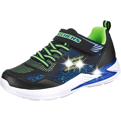 Afbeelding van Skechers Erupters III Derlo, sneakers, Zwart Mesh Synthetisch Blue Lime Trim Bblm