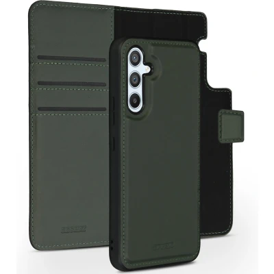 Afbeelding van Accezz Hoesje Geschikt voor Samsung Galaxy A54 (5G) Met Pasjeshouder Premium Leather 2 in 1 Wallet Bookcase Groen
