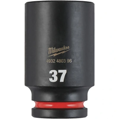 Afbeelding van MILWAUKEE 4932480396 SHOCKWAVE slagdop lang 3/4&quot; 37 mm