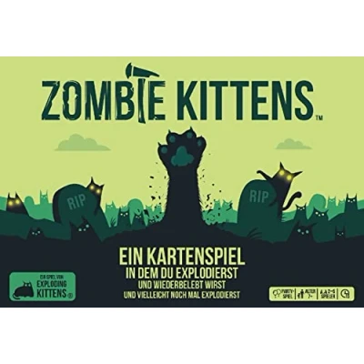 Afbeelding van Exploding Kittens Zombie partyspel kaartspel 2 5 spelers vanaf 7 jaar 15 minuten Duits