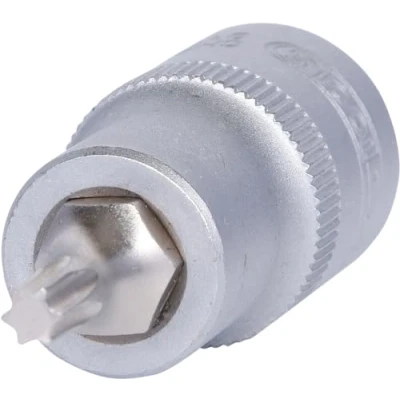 Afbeelding van KS TOOLS 911.1363 E Steeksleutelelement DIN 3120, ISO 1174, ISO1174 T27 Chroom vanadium staal Torx gekarteld