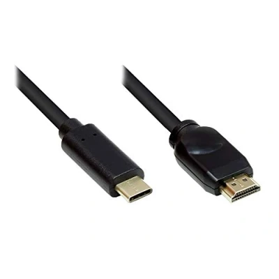 Afbeelding van USB C naar HDMI 4K 60Hz actieve kabel / zwart 10 meter